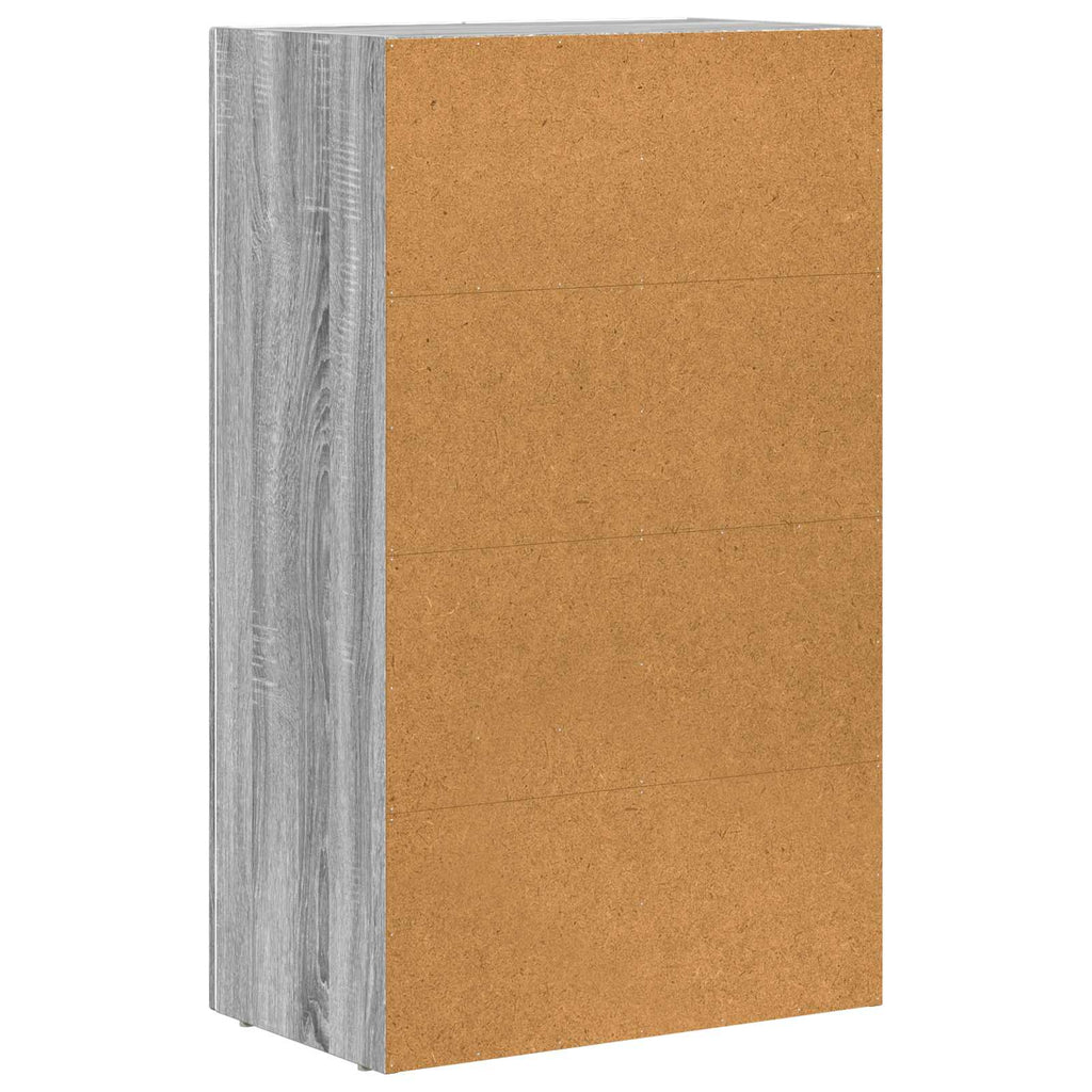 vidaXL Bufet Szary Sonoma 59 x 35 x 100,5 cm Materiał drewnopochodny