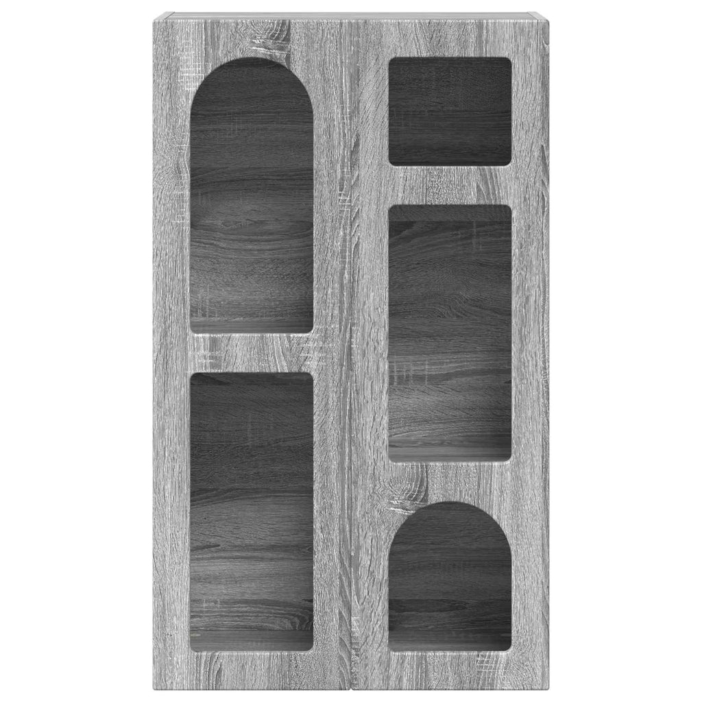 vidaXL Bufet Szary Sonoma 59 x 35 x 100,5 cm Materiał drewnopochodny