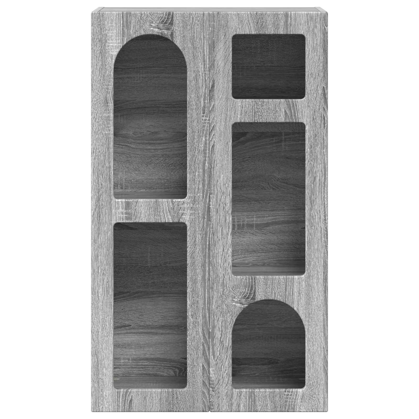 vidaXL Bufet Szary Sonoma 59 x 35 x 100,5 cm Materiał drewnopochodny