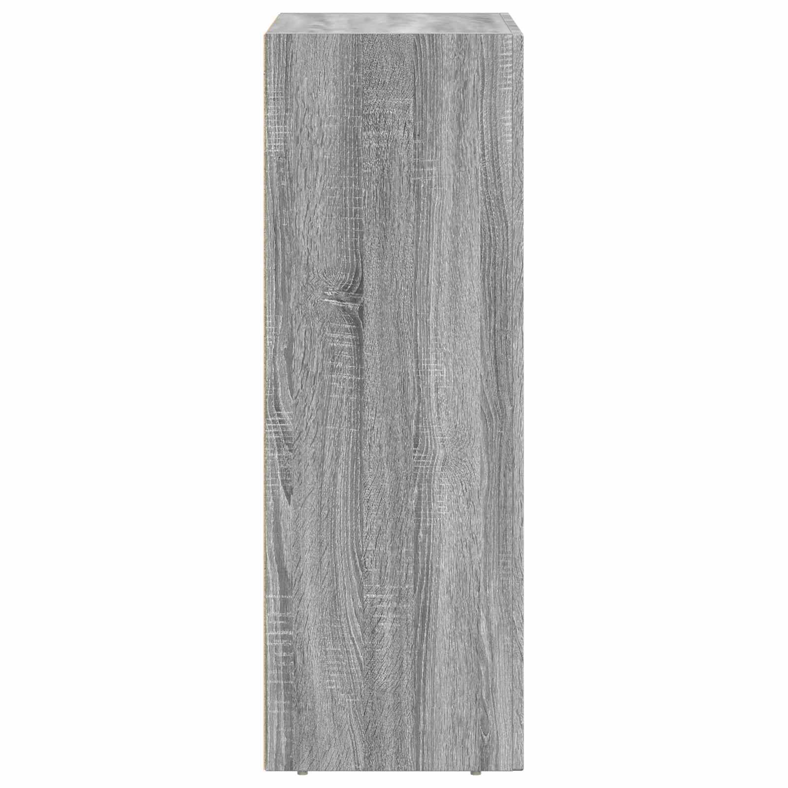 vidaXL Bufet Szary Sonoma 59 x 35 x 100,5 cm Materiał drewnopochodny