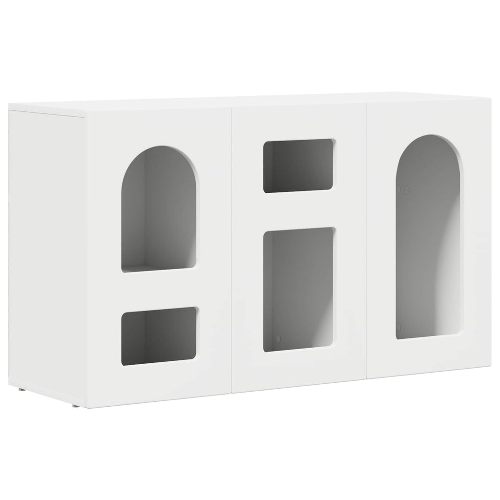 vidaXL Bufet Biały 100 x 35 x 59 cm Materiał drewnopochodny