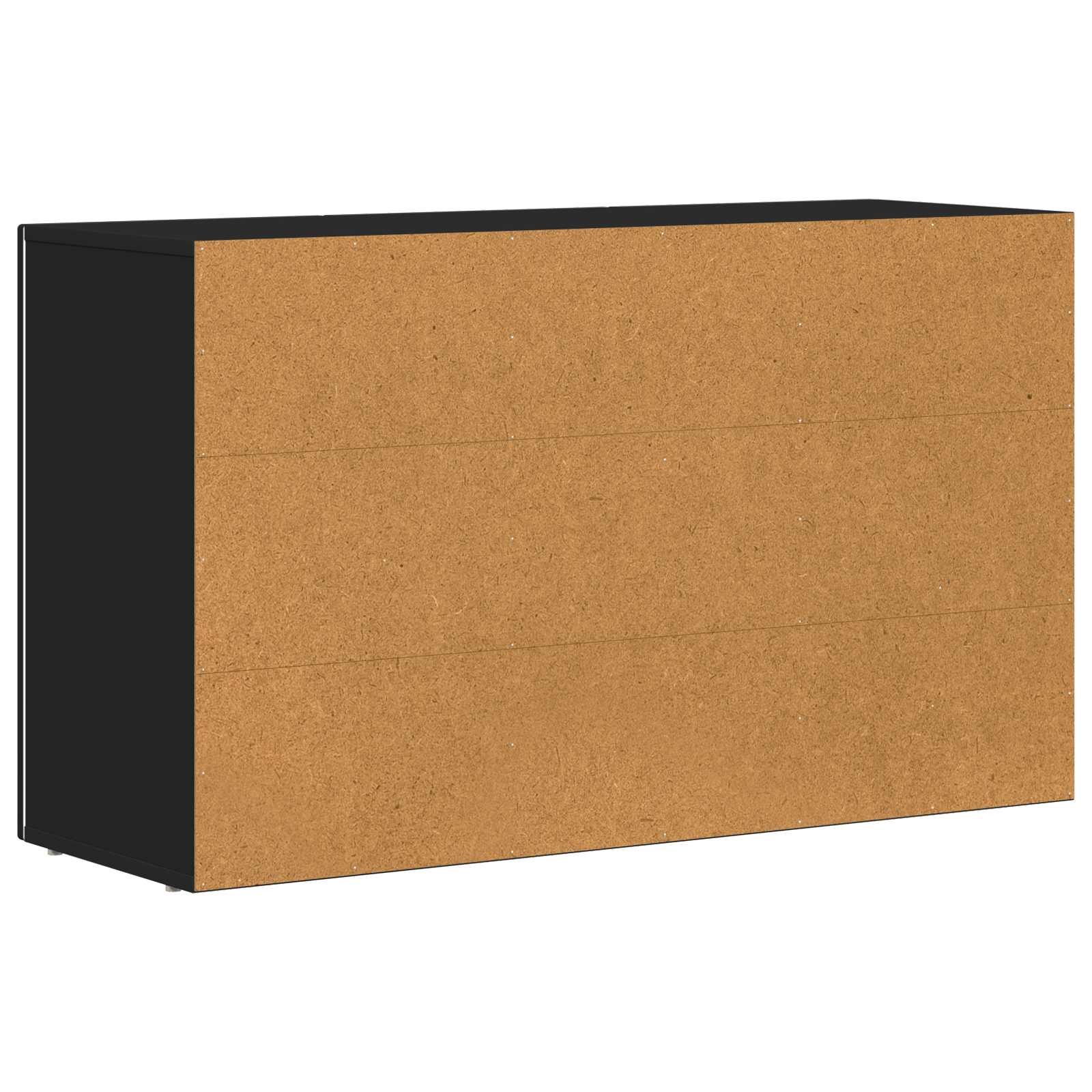 vidaXL Bufet Czarny 100 x 35 x 59 cm Materiał drewnopochodny