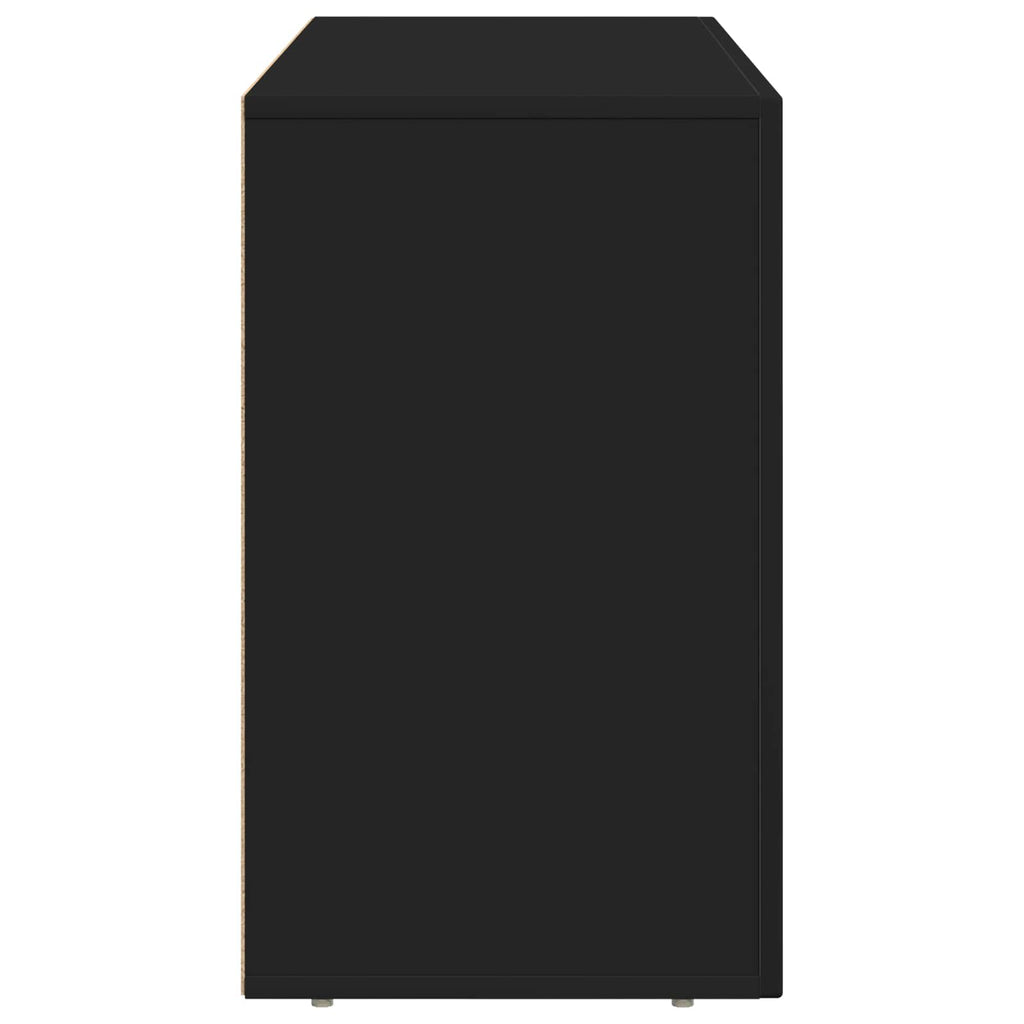 vidaXL Bufet Czarny 100 x 35 x 59 cm Materiał drewnopochodny