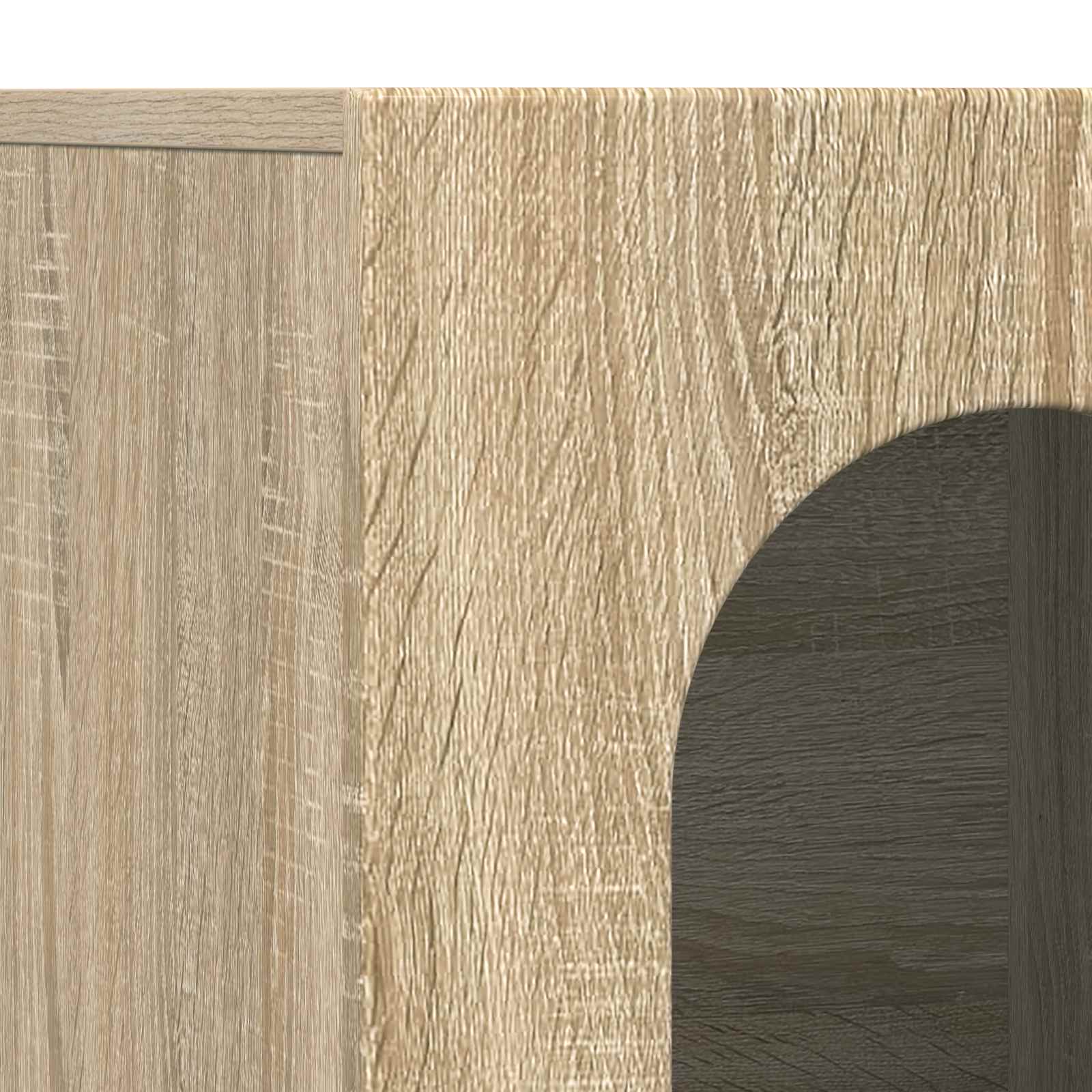 vidaXL Bufet Dąb Sonoma 100 x 35 x 59 cm Materiał drewnopochodny