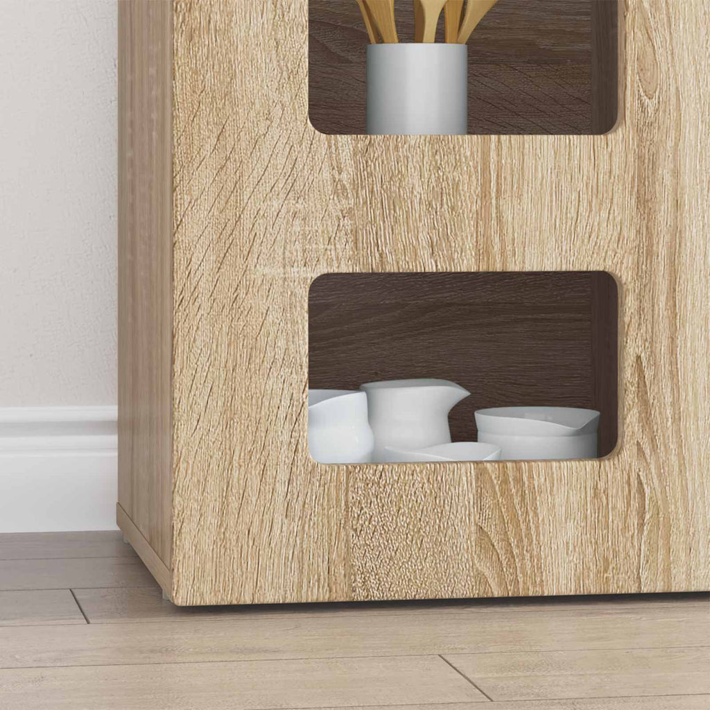 vidaXL Bufet Dąb Sonoma 100 x 35 x 59 cm Materiał drewnopochodny