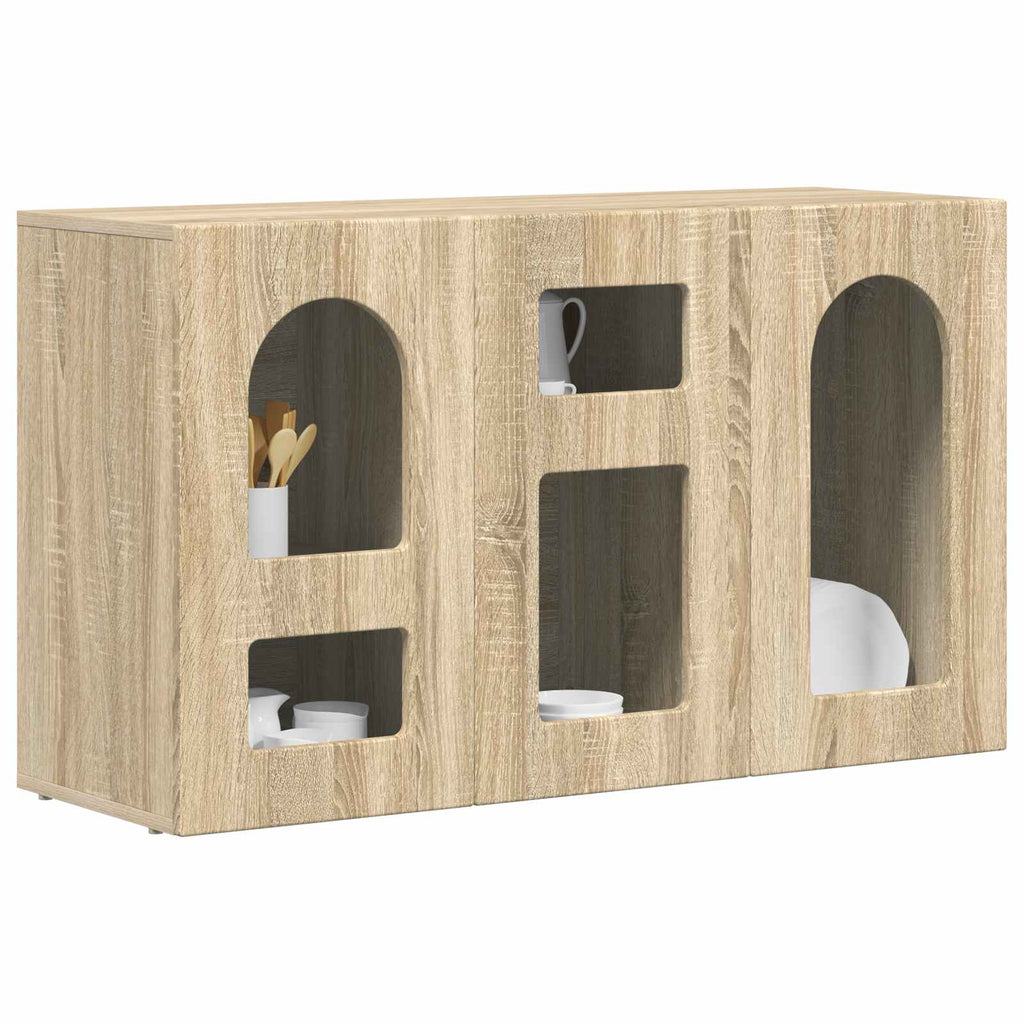 vidaXL Bufet Dąb Sonoma 100 x 35 x 59 cm Materiał drewnopochodny