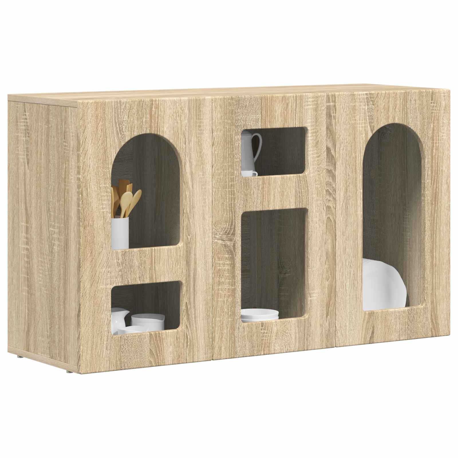 vidaXL Bufet Dąb Sonoma 100 x 35 x 59 cm Materiał drewnopochodny