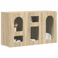 vidaXL Bufet ELST Dąb Sonoma 100 x 35 x 59 cm Drewno inżynieryjne
