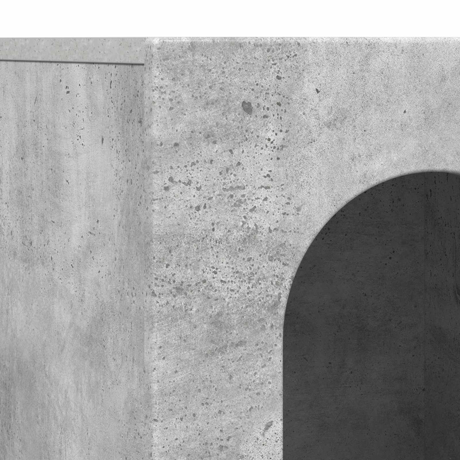 vidaXL Bufet Betonowy szary 100 x 35 x 59 cm Materiał drewnopochodny