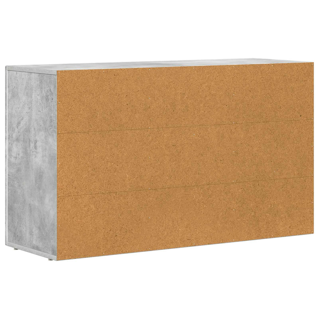 vidaXL Bufet Betonowy szary 100 x 35 x 59 cm Materiał drewnopochodny