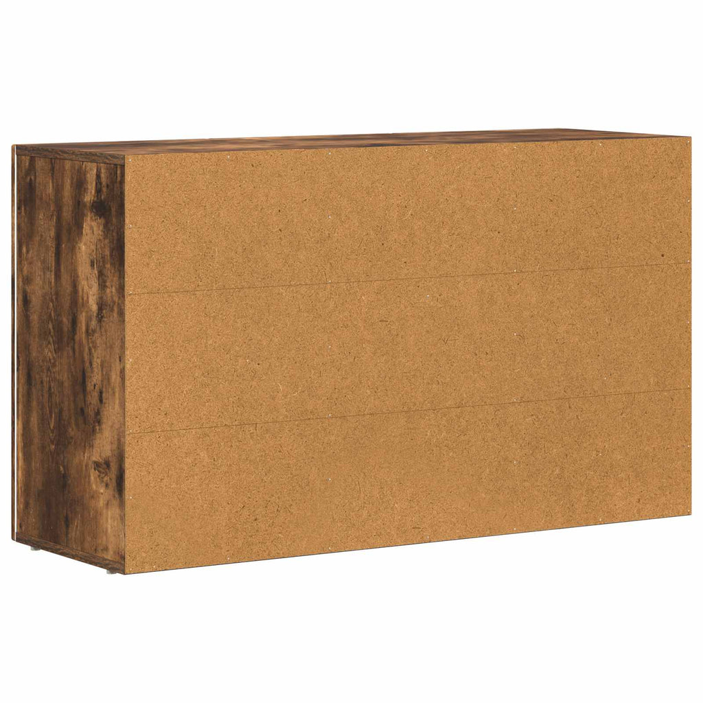 vidaXL Bufet Dąb wędzony 100 x 35 x 59 cm Materiał drewnopochodny