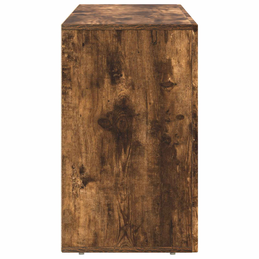 vidaXL Bufet Dąb wędzony 100 x 35 x 59 cm Materiał drewnopochodny
