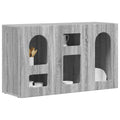 vidaXL Bufet ELST Szary Sonoma 100 x 35 x 59 cm Drewno inżynieryjne