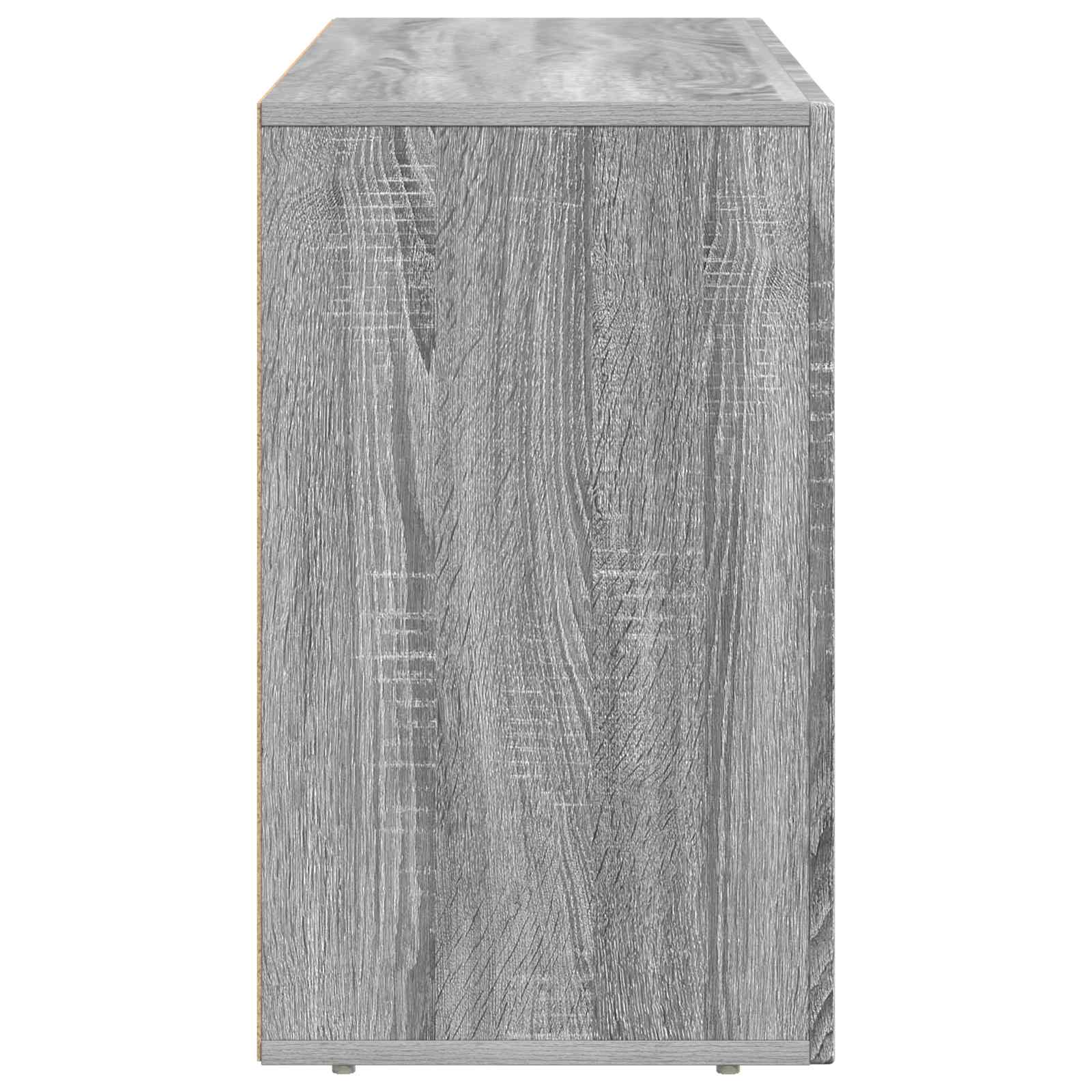 vidaXL Bufet Szary Sonoma 100 x 35 x 59 cm Materiał drewnopochodny