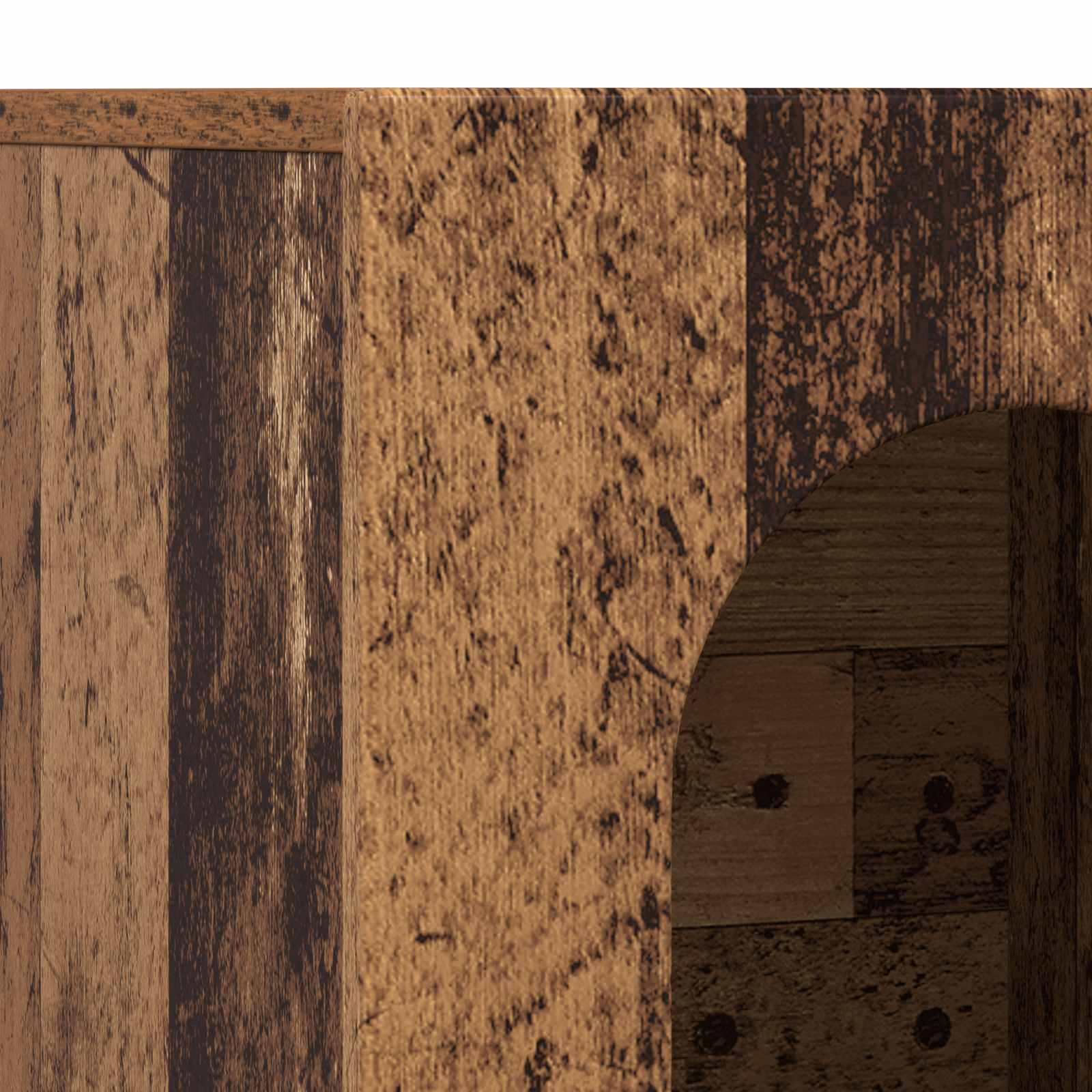 vidaXL Bufet Stare drewno 100 x 35 x 59 cm Materiał drewnopochodny