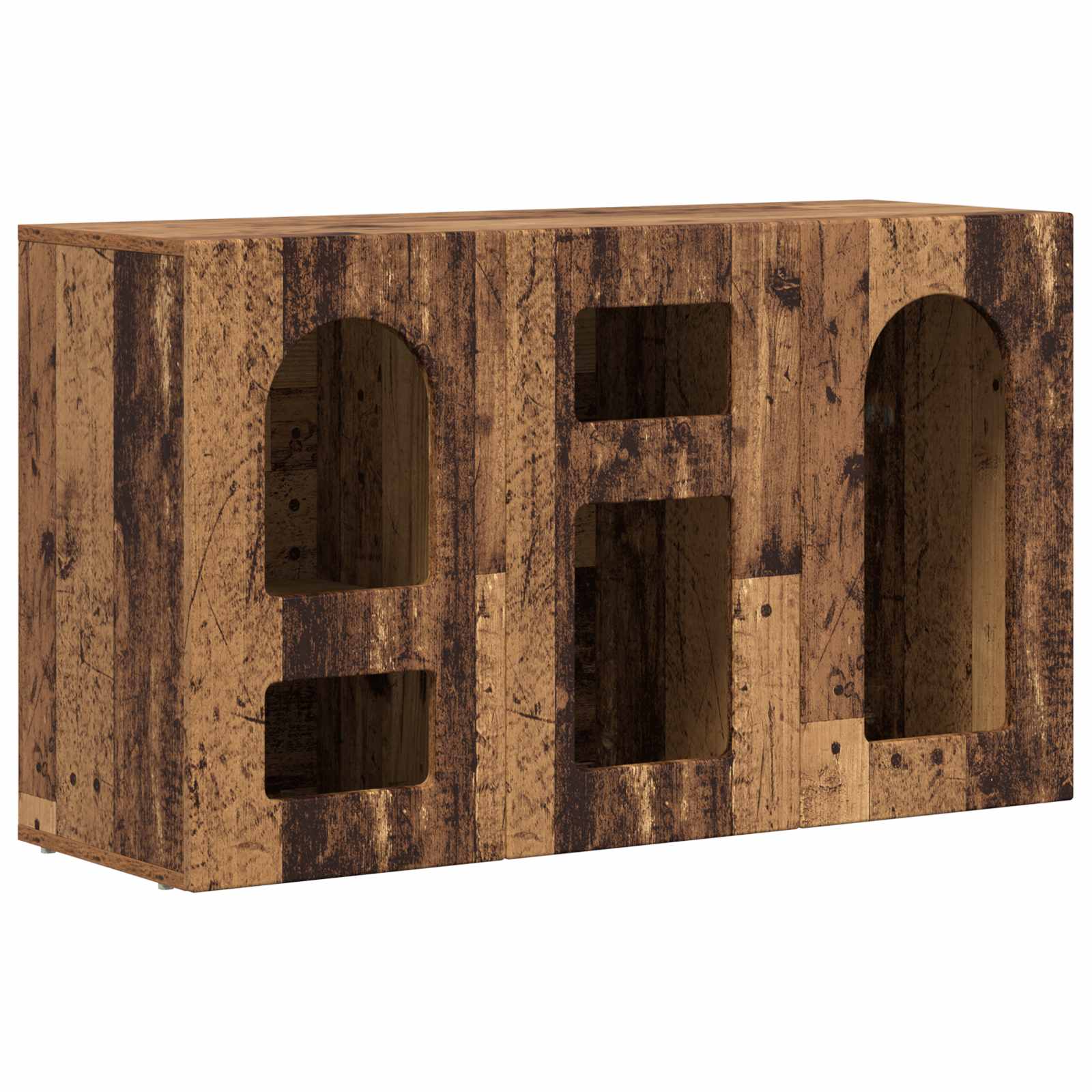 vidaXL Bufet Stare drewno 100 x 35 x 59 cm Materiał drewnopochodny
