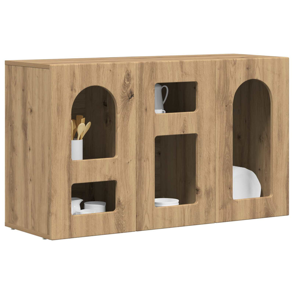 vidaXL Bufet ELST Dąb rzemieślniczy 100 x 35 x 59 cm