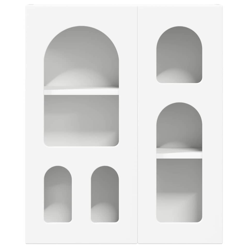 vidaXL Szafka wisząca Biały 59 x 20 x 71,5 cm Materiał drewnopochodny
