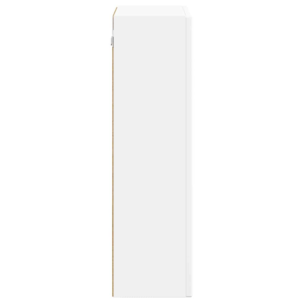 vidaXL Szafka wisząca Biały 59 x 20 x 71,5 cm Materiał drewnopochodny