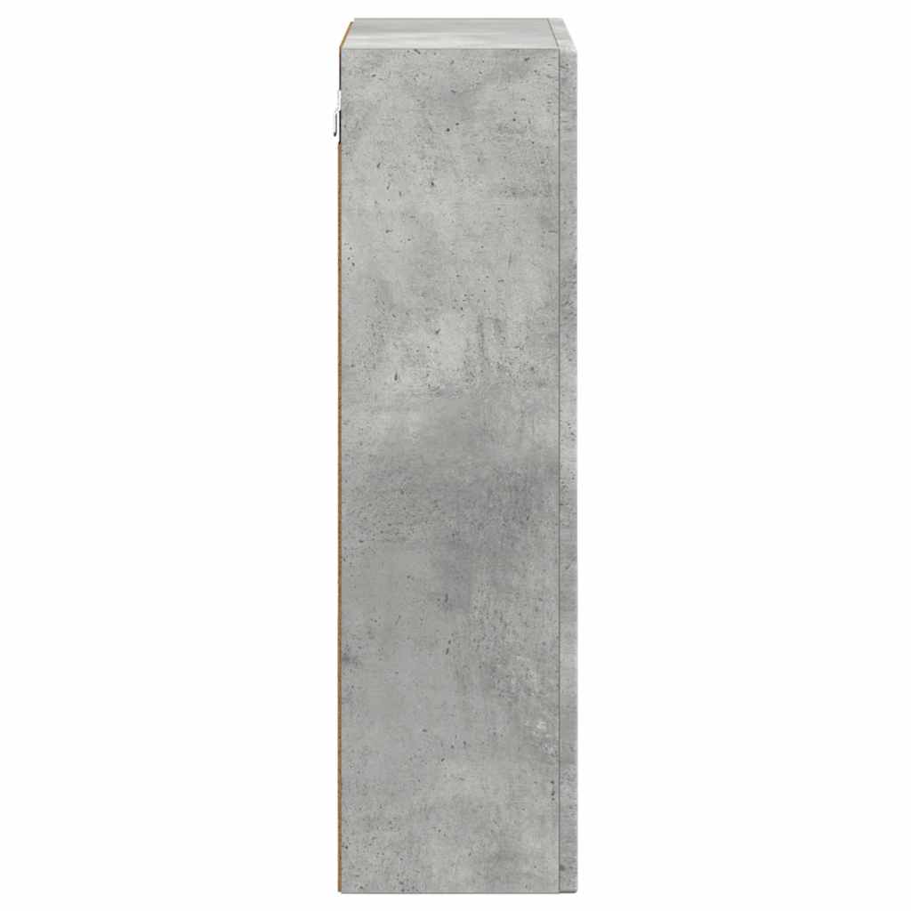 vidaXL Szafka wisząca z półką Betonowy szary 59 x 20 x 71,5 cm