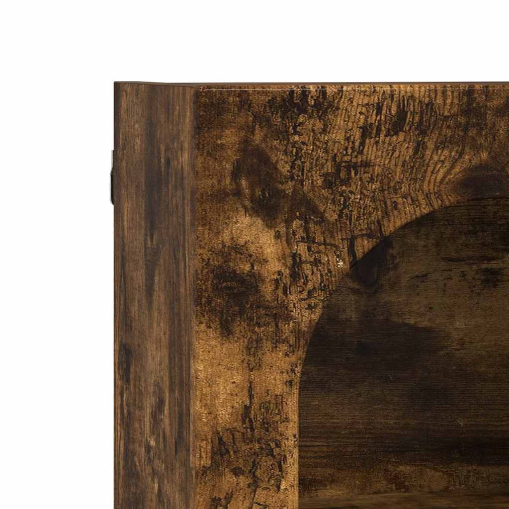 vidaXL Szafka wisząca z półką Dąb wędzony 59 x 20 x 71,5 cm