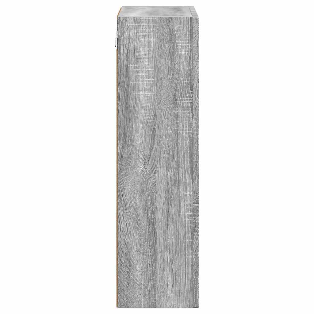 vidaXL Szafka wisząca z półką Szary Sonoma 59 x 20 x 71,5 cm