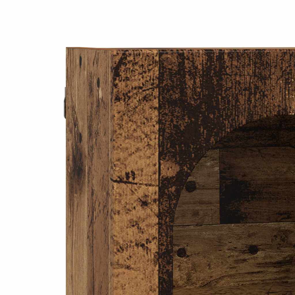 vidaXL Szafka wisząca z półką Stare drewno 59 x 20 x 71,5 cm