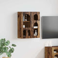 vidaXL Szafka wisząca z półką Stare drewno 59 x 20 x 71,5 cm