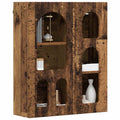 vidaXL Szafka wisząca z półką ELST Stare drewno 59 x 20 x 71,5 cm