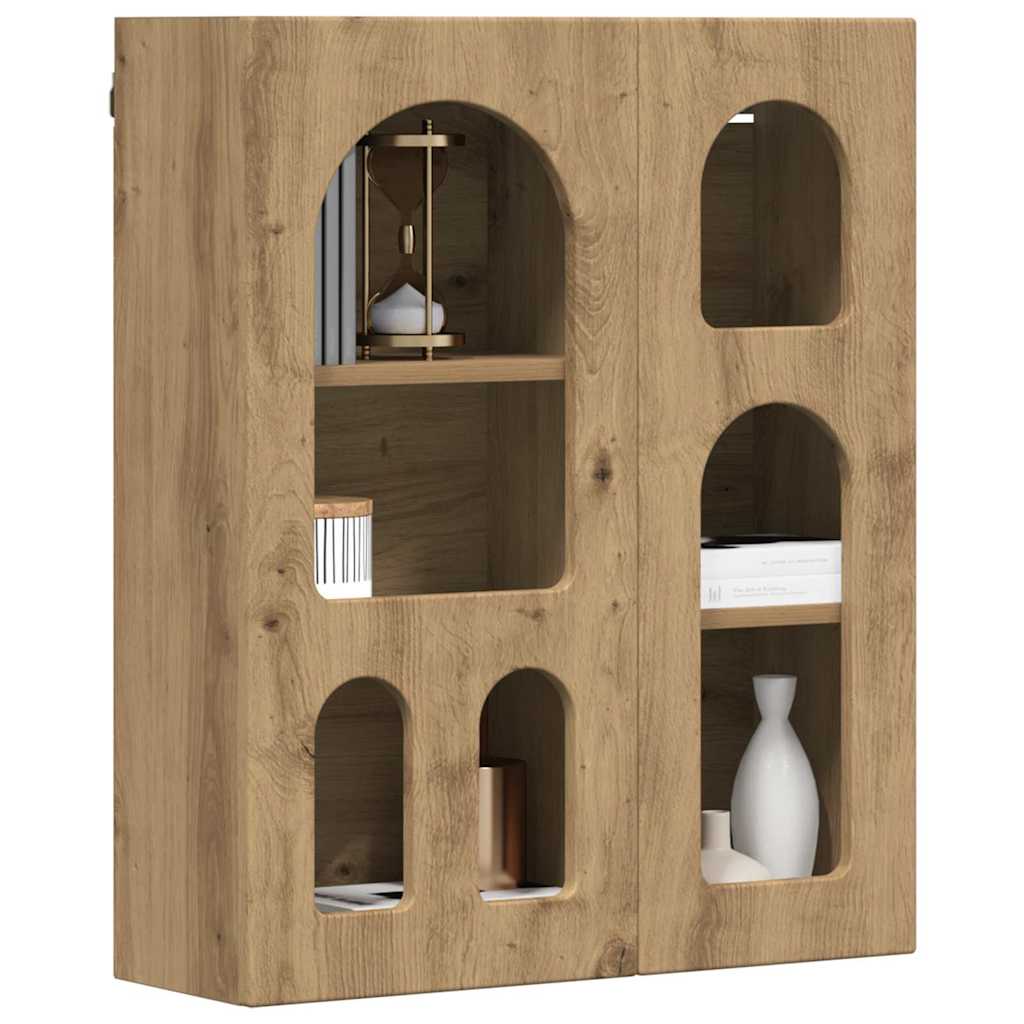 vidaXL Szafka wisząca z półką ELST Dąb artisan 59 x 20 x 71,5 cm