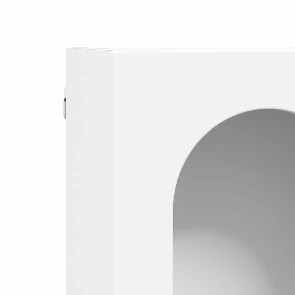 vidaXL Szafka wisząca Biały 59 x 20 x 100 cm Materiał drewnopochodny