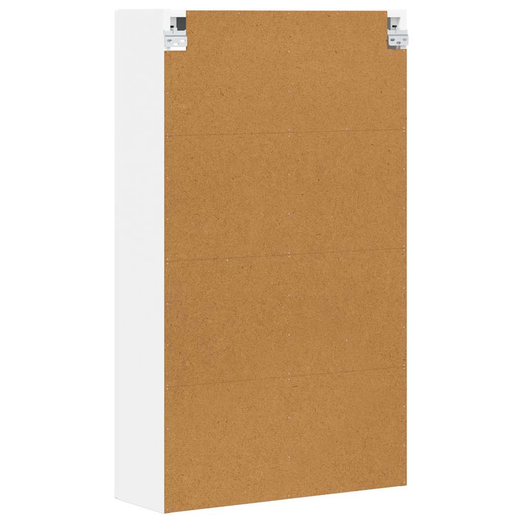 vidaXL Szafka wisząca Biały 59 x 20 x 100 cm Materiał drewnopochodny