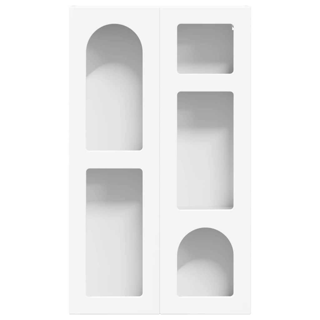 vidaXL Szafka wisząca Biały 59 x 20 x 100 cm Materiał drewnopochodny