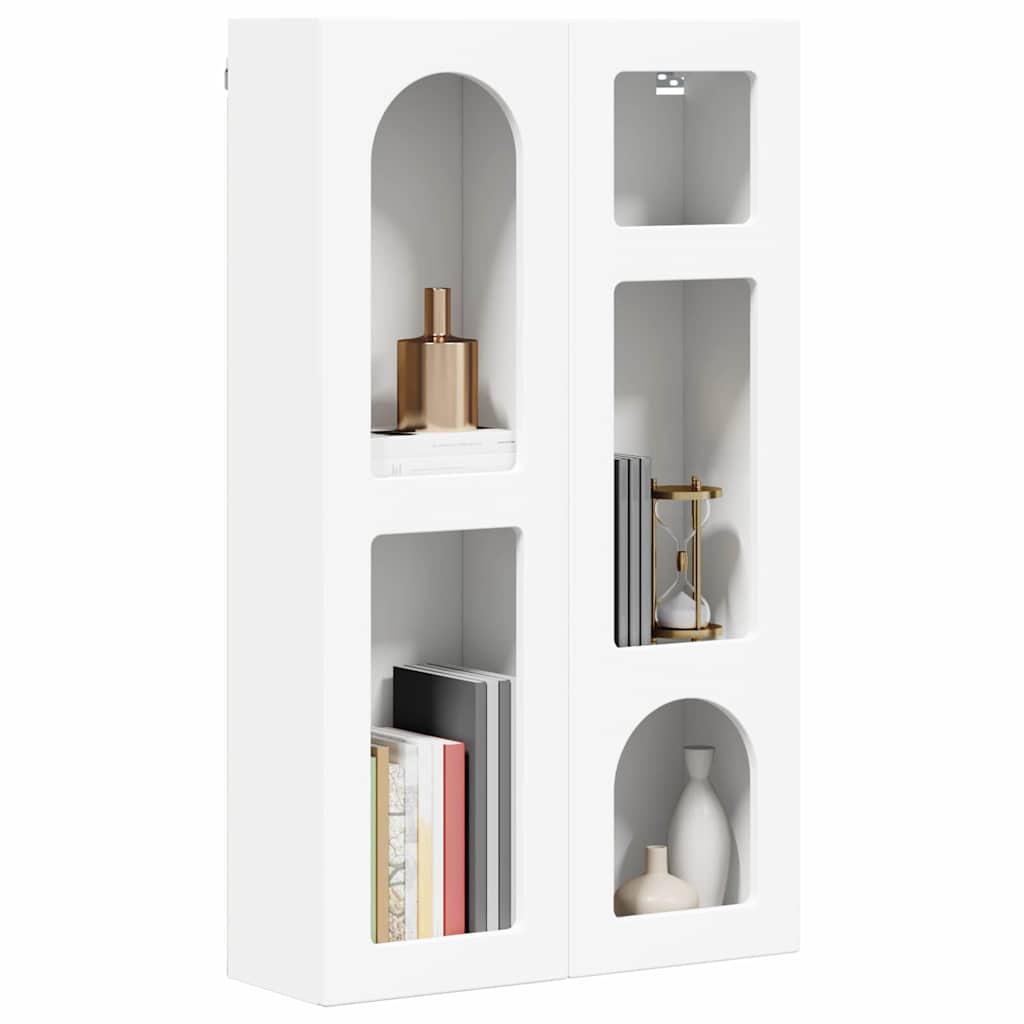 vidaXL Szafka wisząca Biały 59 x 20 x 100 cm Materiał drewnopochodny