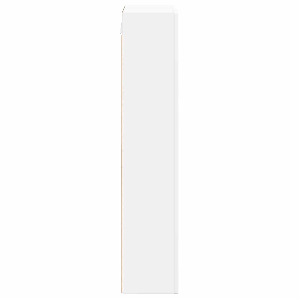 vidaXL Szafka wisząca Biały 59 x 20 x 100 cm Materiał drewnopochodny