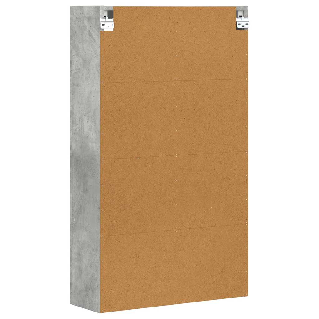 vidaXL Szafka wisząca z półką Betonowy szary 59 x 20 x 100 cm