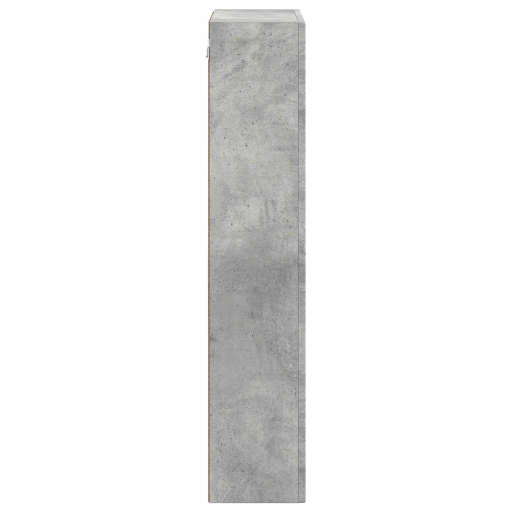 vidaXL Szafka wisząca z półką Betonowy szary 59 x 20 x 100 cm