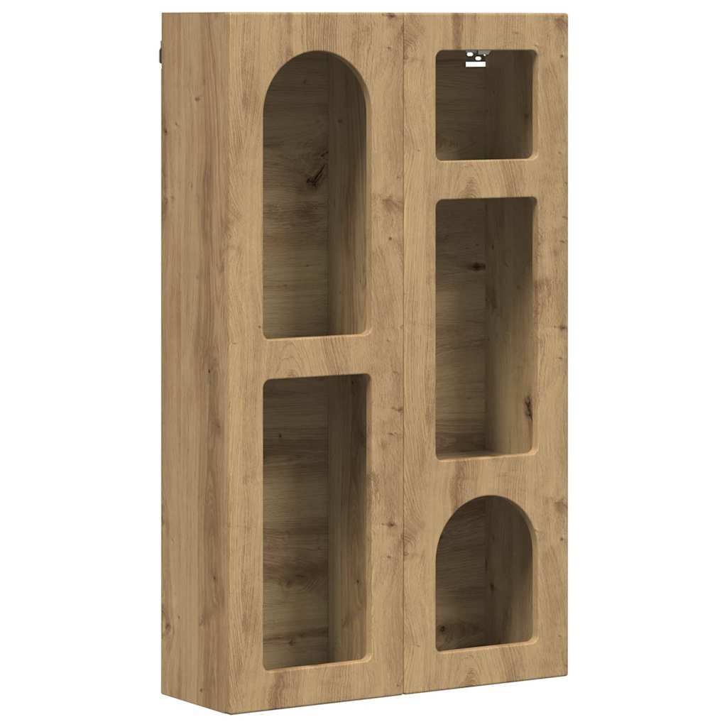 vidaXL Szafka wisząca z półką ELST Dąb artisan 59 x 20 x 100 cm