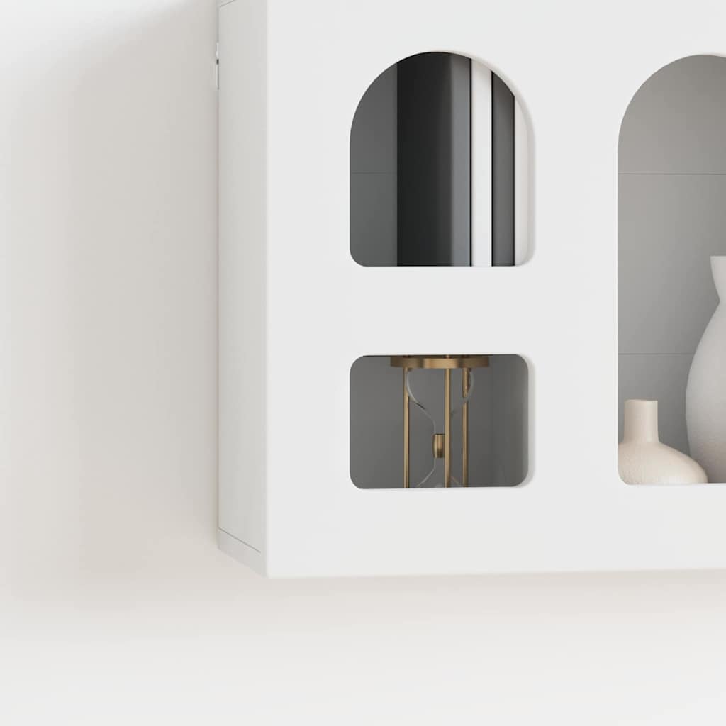 vidaXL Szafka wisząca Biały 60 x 20 x 40 cm Materiał drewnopochodny
