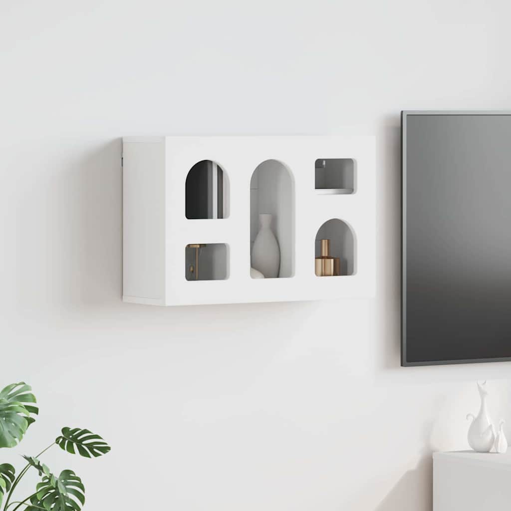vidaXL Szafka wisząca Biały 60 x 20 x 40 cm Materiał drewnopochodny