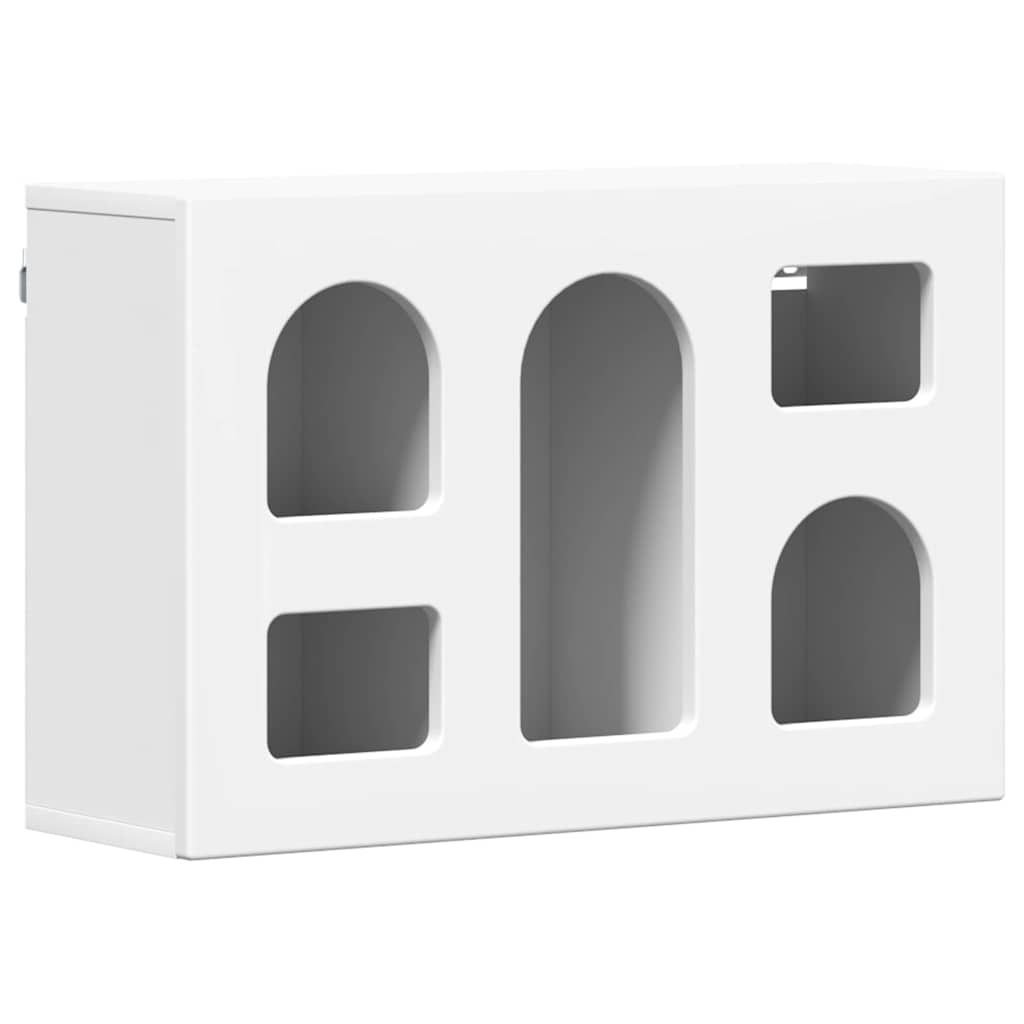 vidaXL Szafka wisząca Biały 60 x 20 x 40 cm Materiał drewnopochodny