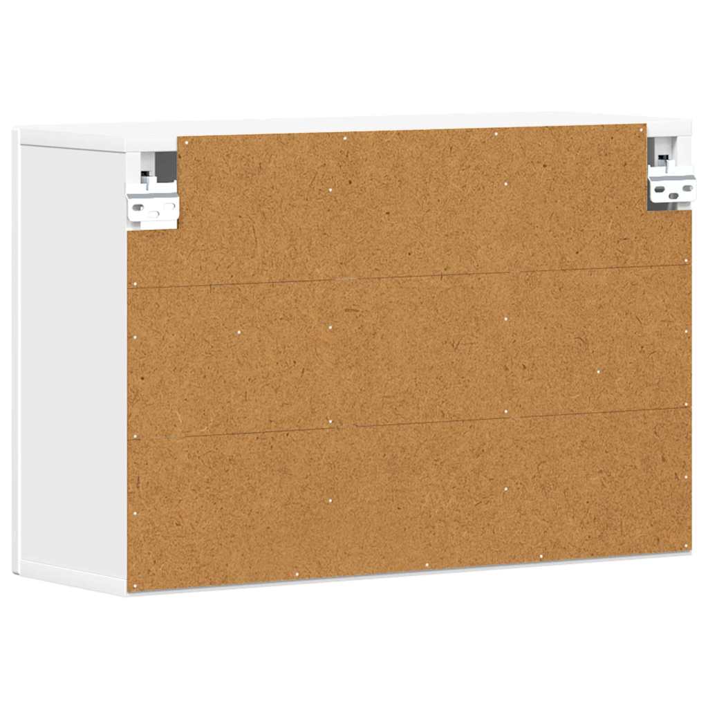 vidaXL Szafka wisząca Biały 60 x 20 x 40 cm Materiał drewnopochodny