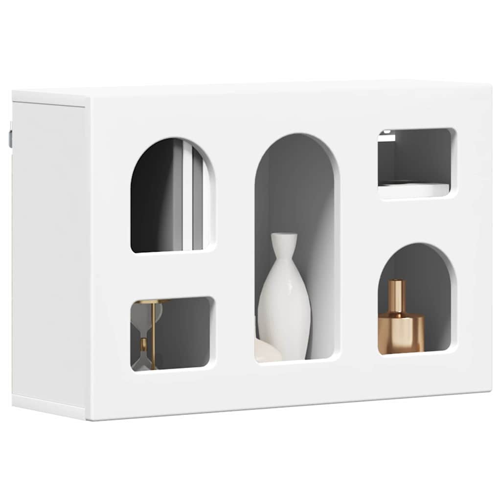 vidaXL Szafka wisząca Biały 60 x 20 x 40 cm Materiał drewnopochodny