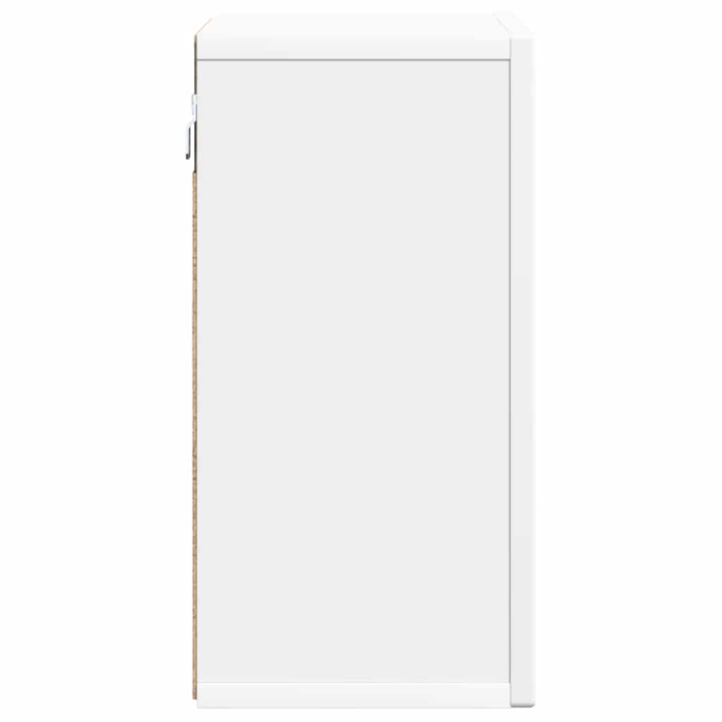 vidaXL Szafka wisząca Biały 60 x 20 x 40 cm Materiał drewnopochodny