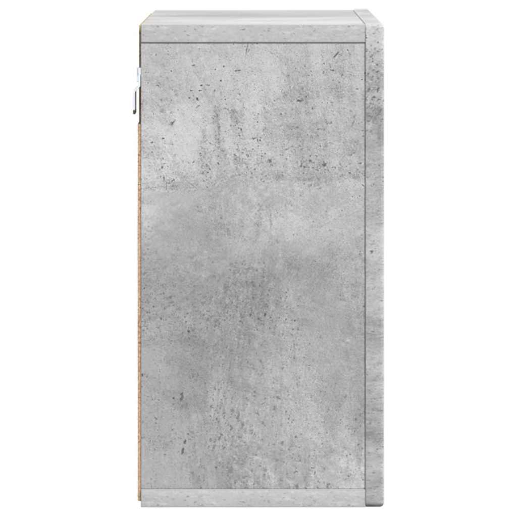 vidaXL Szafka wisząca z półką Betonowy szary 60 x 20 x 40 cm