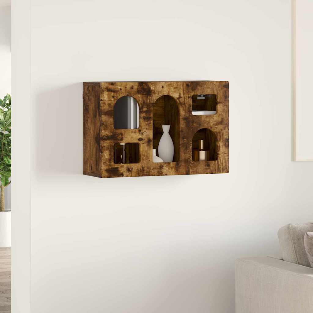 vidaXL Szafka wisząca z półką Dąb wędzony 60 x 20 x 40 cm