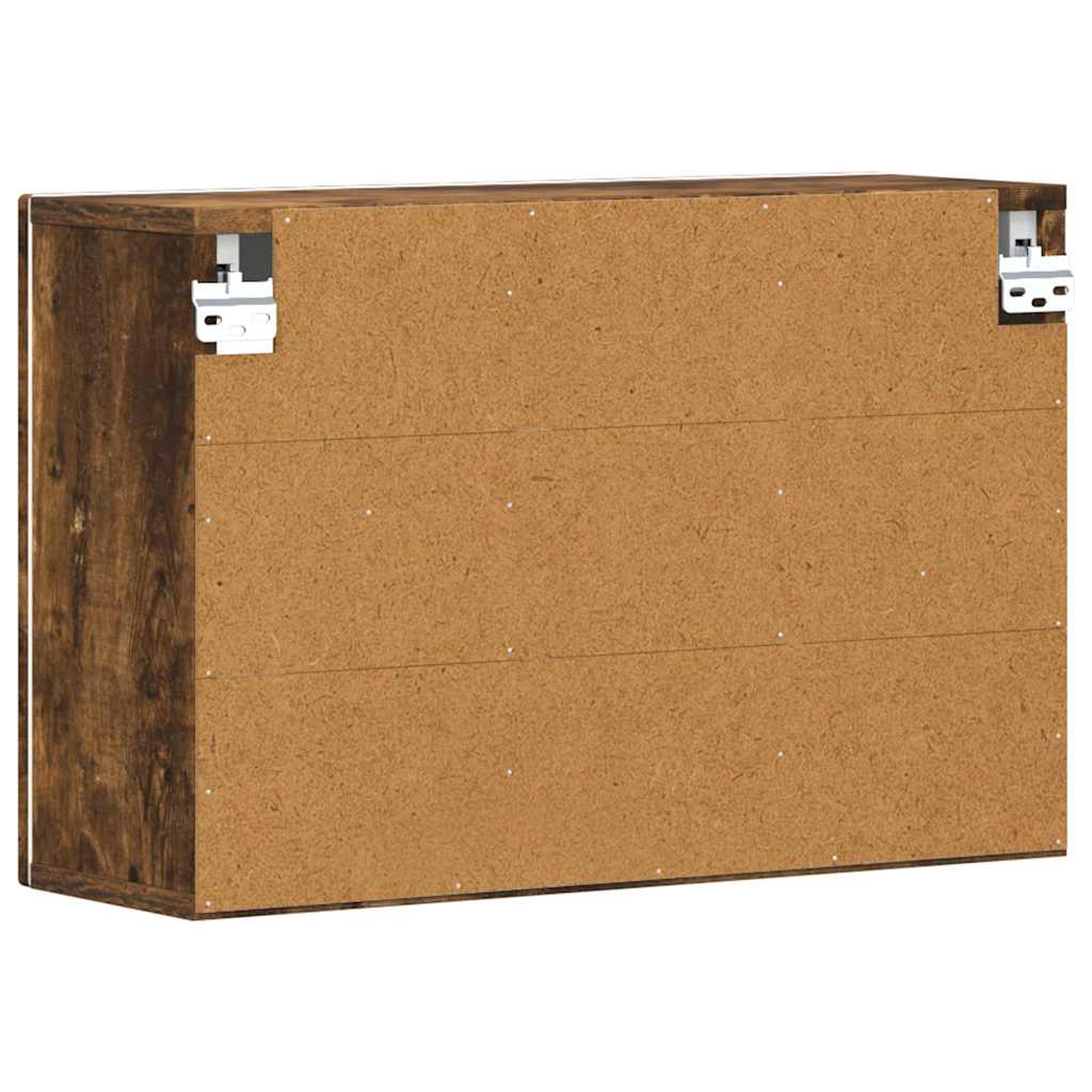 vidaXL Szafka wisząca z półką Dąb wędzony 60 x 20 x 40 cm
