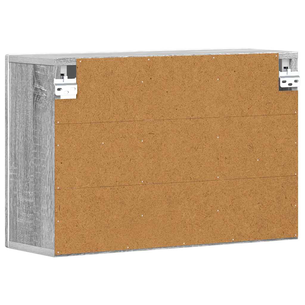vidaXL Szafka wisząca z półką Szary Sonoma 60 x 20 x 40 cm