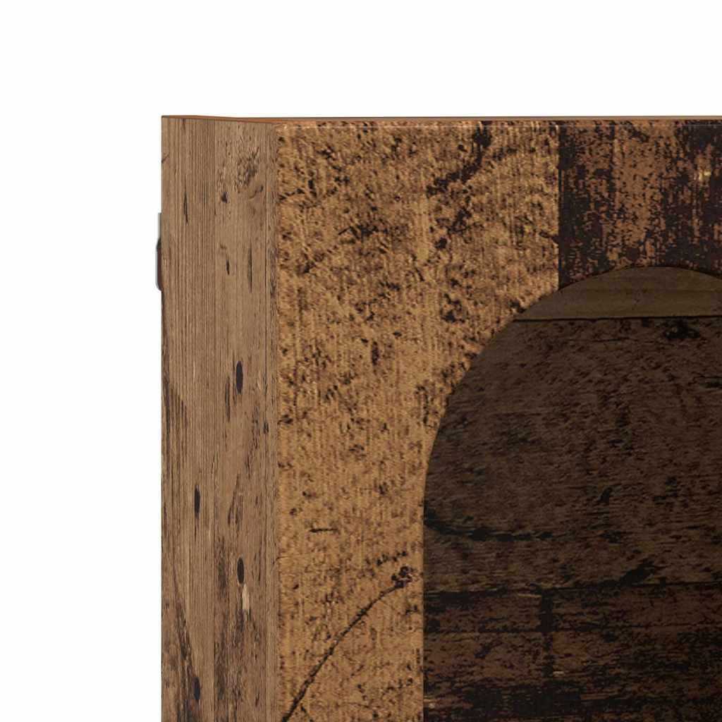 vidaXL Szafka wisząca z półką Stare drewno 60 x 20 x 40 cm
