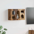 vidaXL Szafka wisząca z półką Stare drewno 60 x 20 x 40 cm